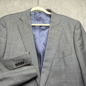 Suitsupply‎ Gray Wool Blazer Men's 48L Vitale Barberis Canonico Sport Coat